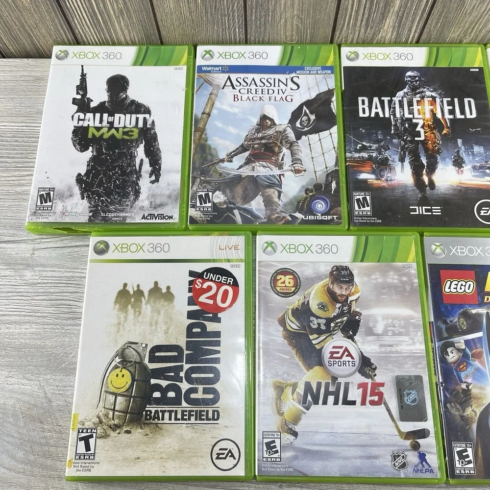 XBOX 360 Games Lot of 7  Action & Sports TESTED & WORKS